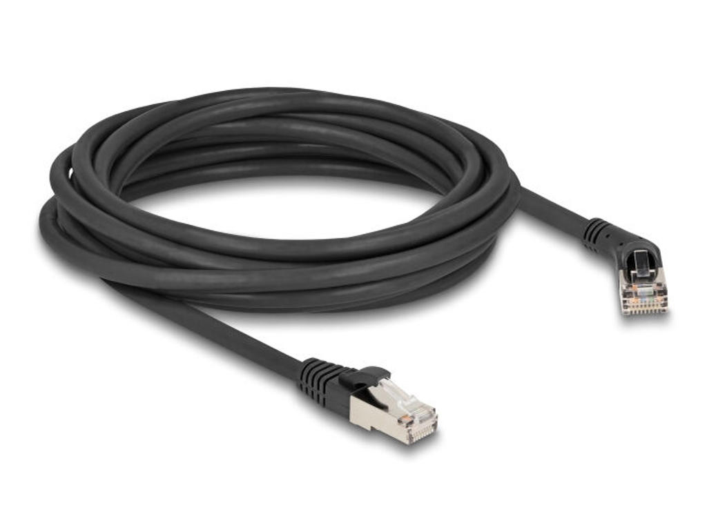 DeLOCK 80499 netværkskabel Sort 5 m Cat6a S/FTP (S-STP)