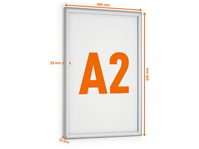 Klikramme, Aluminium, A2, Alu, Durable OUTDOOR