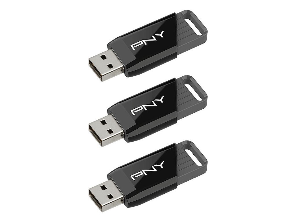 PNY Attaché X USB-nøgle 128 GB USB Type-A 3.2 Gen 1 (3.1 Gen 1) Sort
