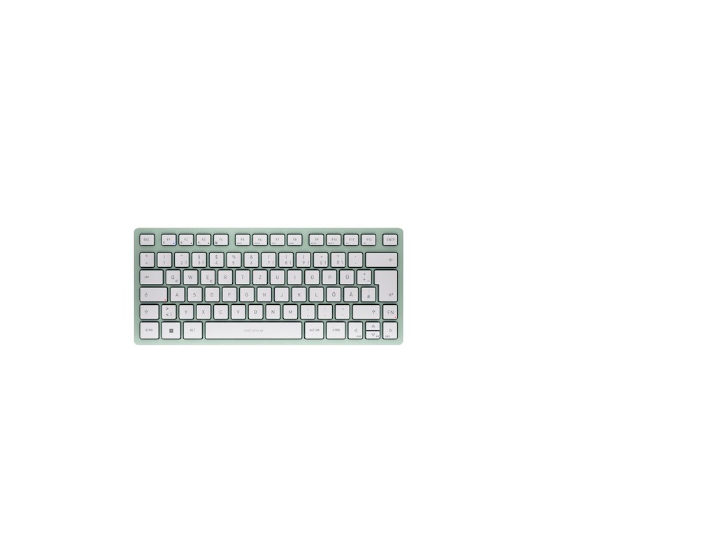 CHERRY KW 7100 MINI BT tastatur Universel Bluetooth QWERTZ Tysk Mintfarve