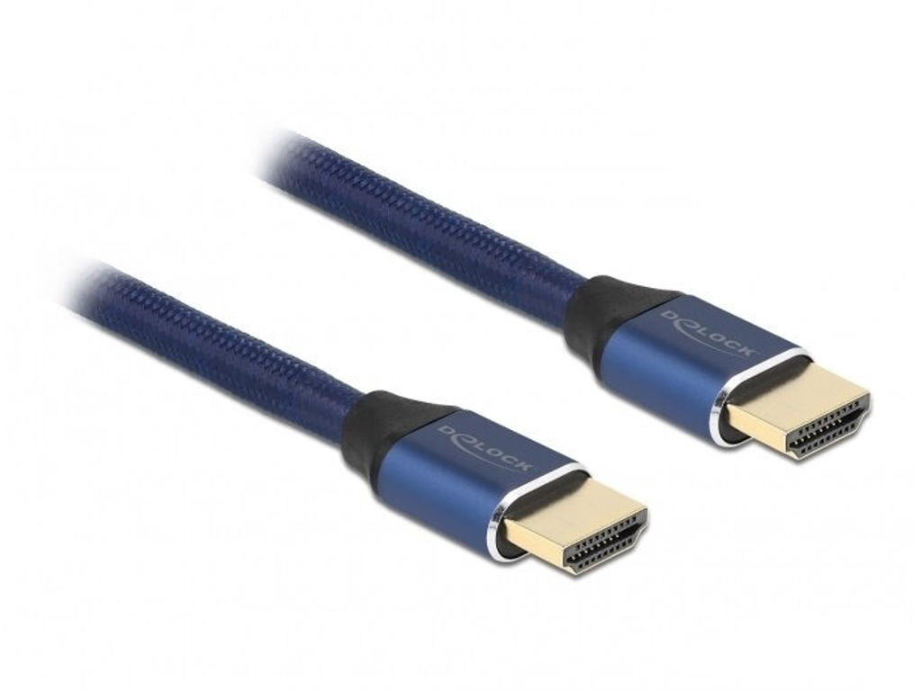 DeLOCK 85447 HDMI-kabel 2 m HDMI Type A (Standard) Blå