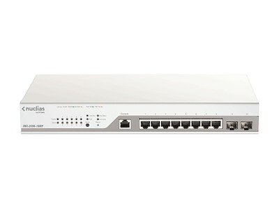 D-Link DBS-2000-10MP netværksswitch Administreret L2 Gigabit Ethernet (10/100/1000) Strøm over Ethernet (PoE) Grå