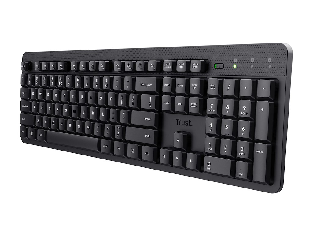 Trust Ody II tastatur Kontor RF trådløst QWERTY US engelsk Sort