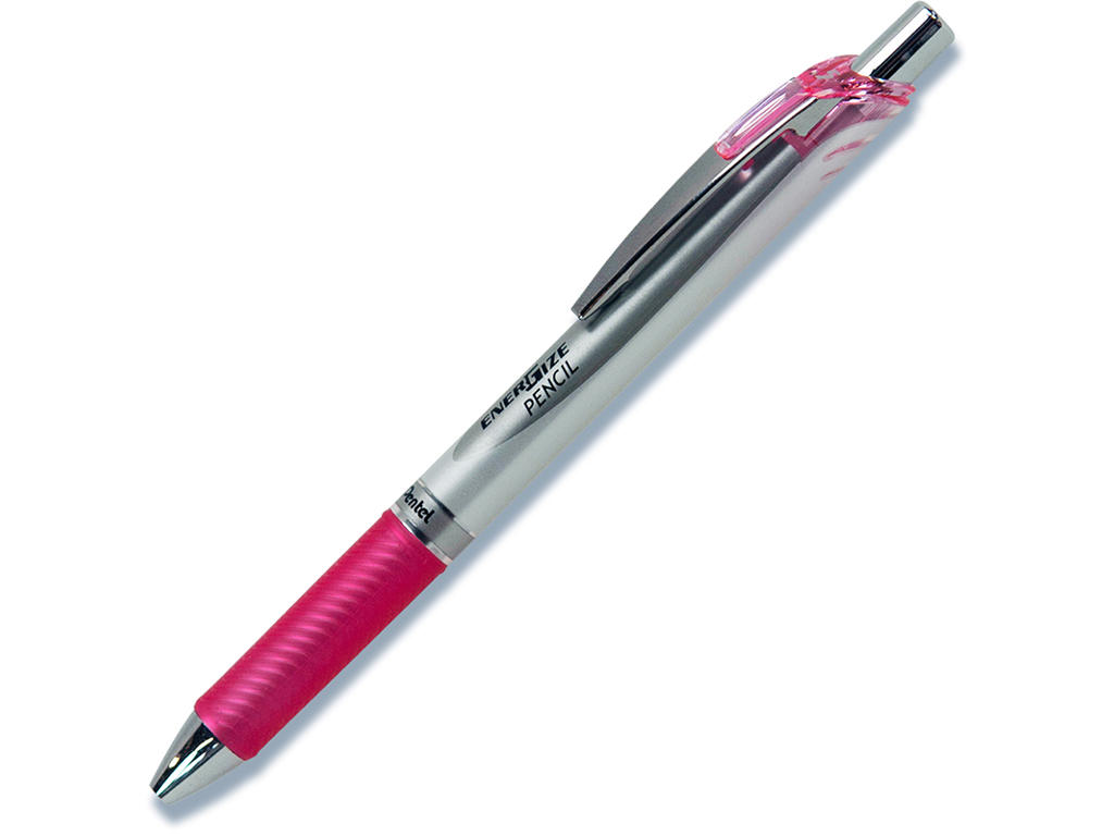 Stiftblyant, 0.5 mm, Pen: Sølv-Pink, Metal, Pentel EnerGize PL75
