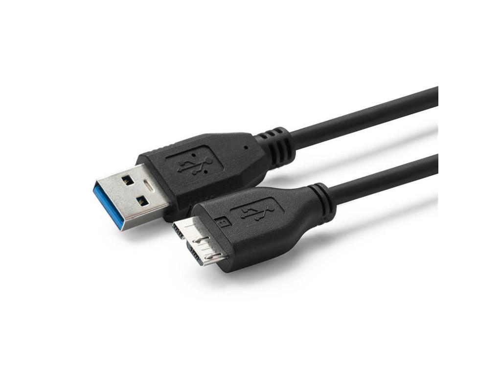 Microconnect USB3.0AB2MICRO USB-kabel USB 3.2 Gen 1 (3.1 Gen 1) 2 m USB A Micro-USB B Sort