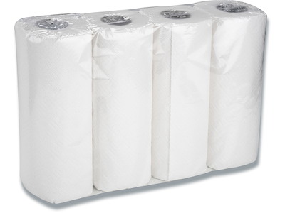 Køkkenrulle, 2 lag, Hvid, 32 ruller, Abena 