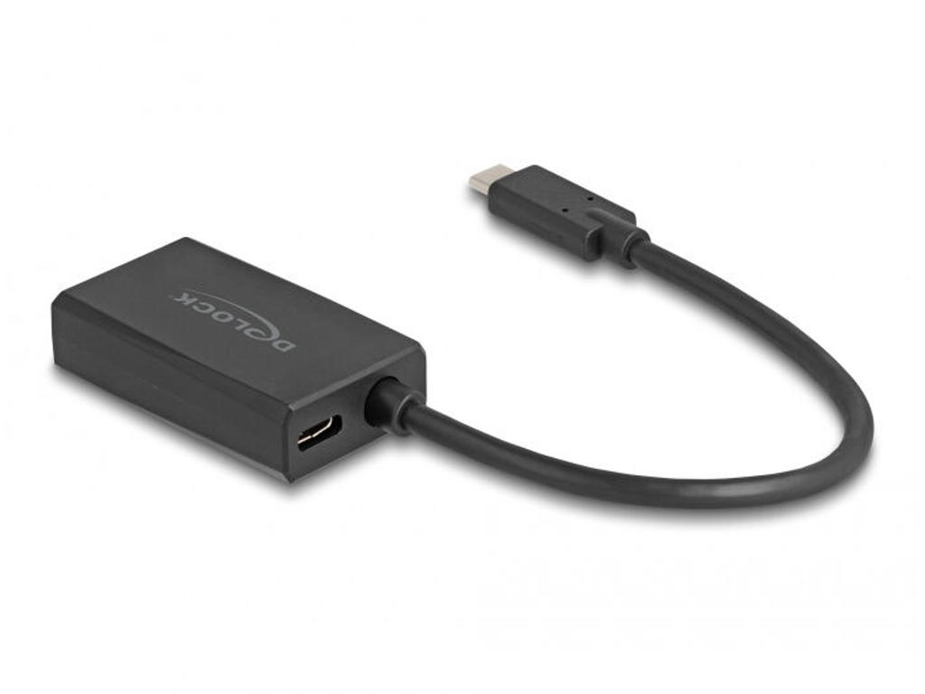 DeLOCK 61058 USB grafisk adapter 3840 x 2160 pixel Sort