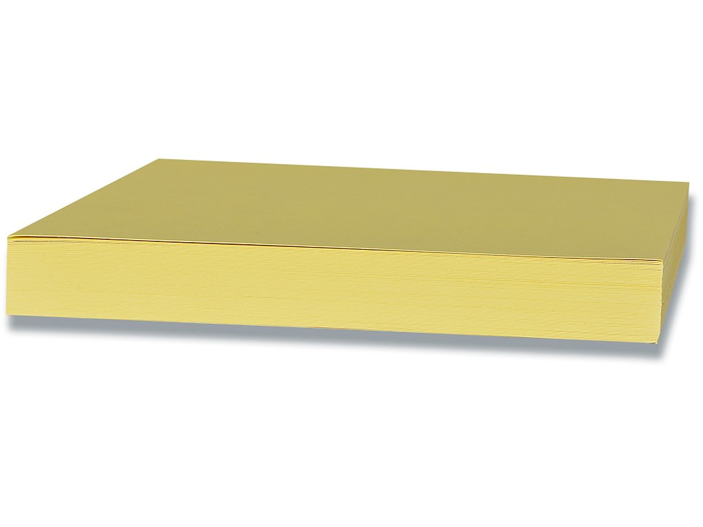 Karton, A4, 180 g/m², Kanariegul, 100 ark
