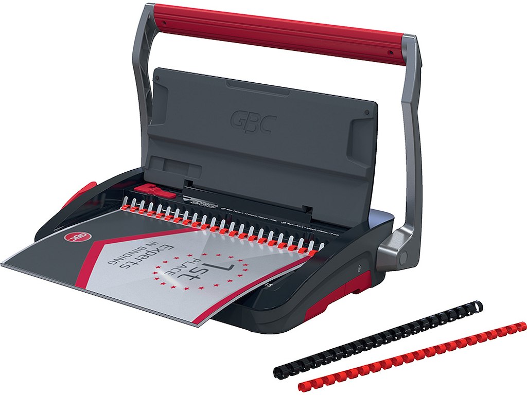 Indbindingsmaskine, Til plastspiraler, 165 ark-19 mm, A4, GBC CombBind CB15