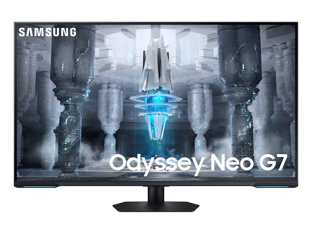 Samsung S43CG700NU computerskærm 109,2 cm (43") 3840 x 2160 pixel 4K Ultra HD LED Sort, Hvid