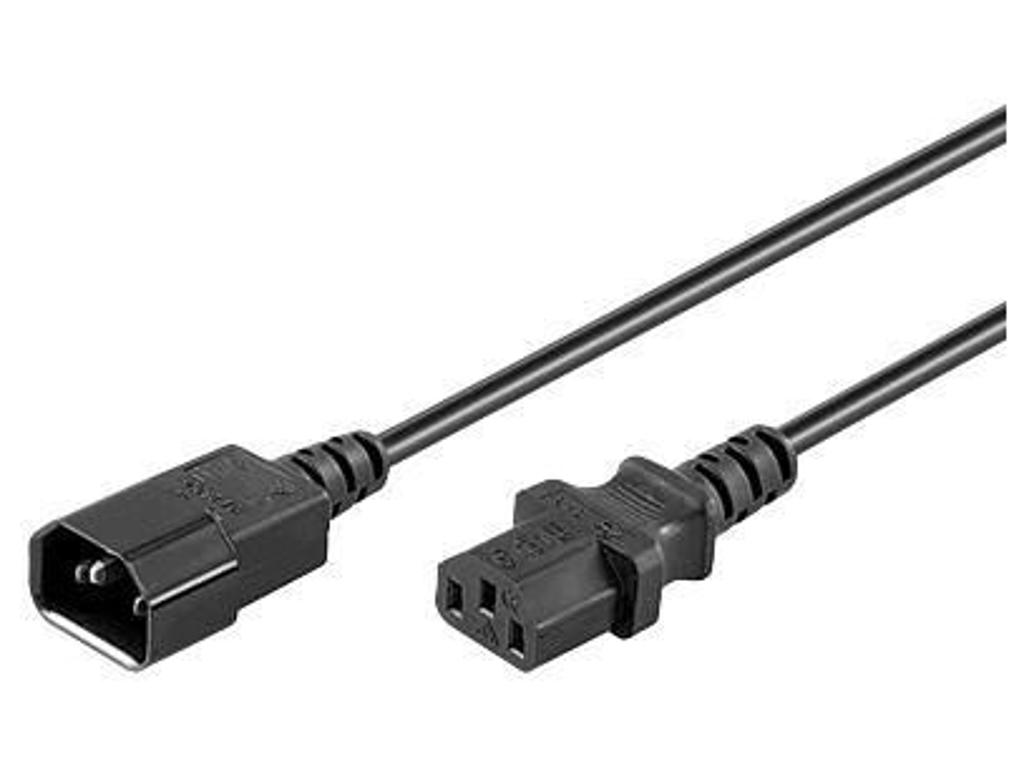 Microconnect PE040670 stikdåse 7 m 1 AC stikkontakt(er) Sort