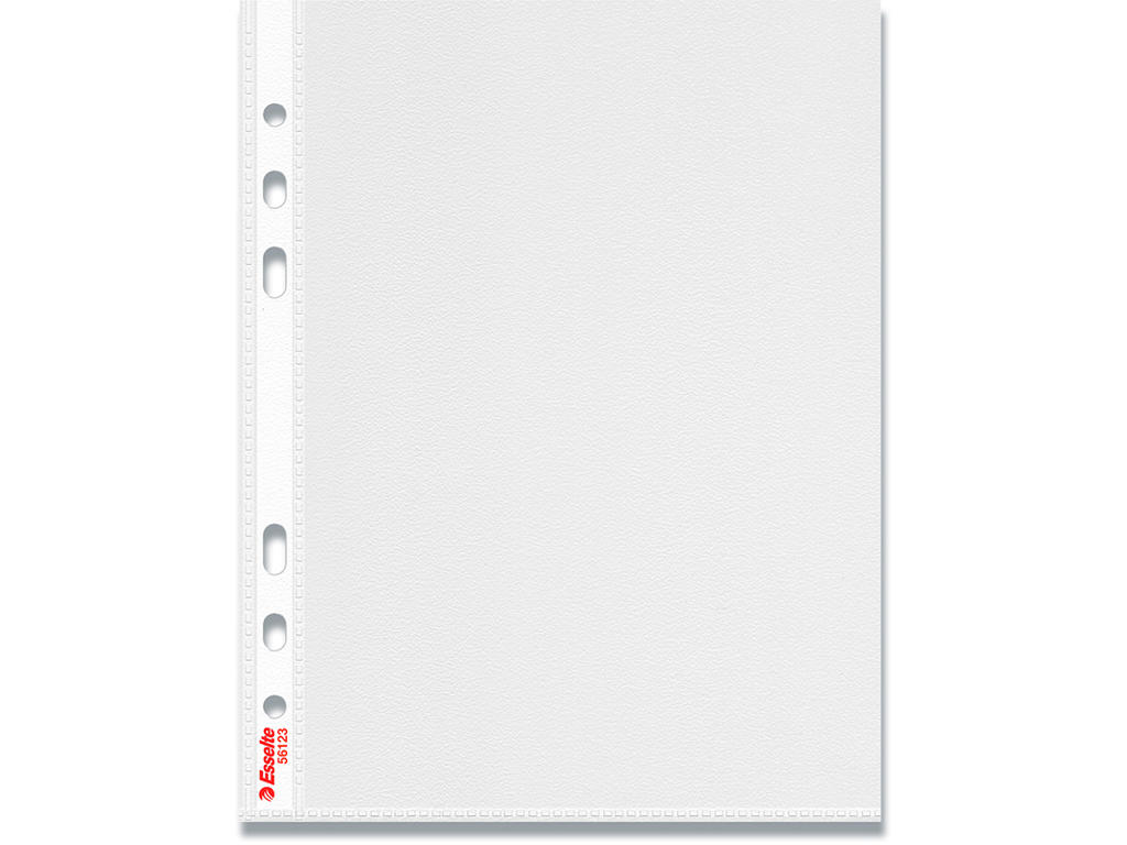 Plastlomme, A5, Åben top, 0.085 mm, 100 stk, Esselte 