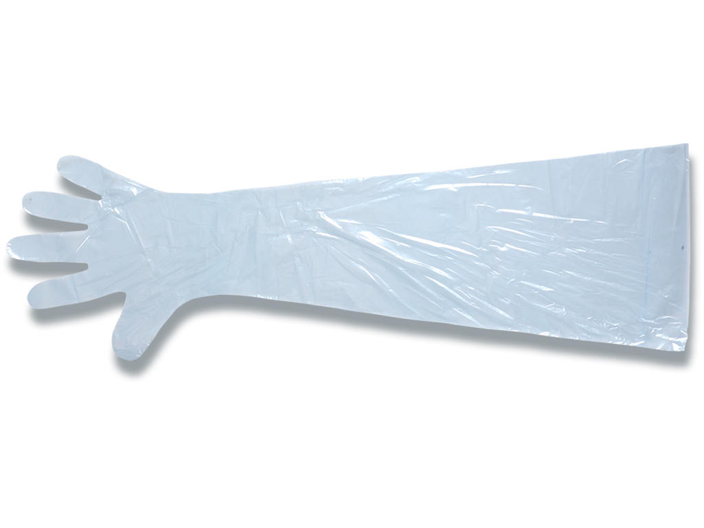 Veterinærhandske, Lyseblå, textureret 100 stk