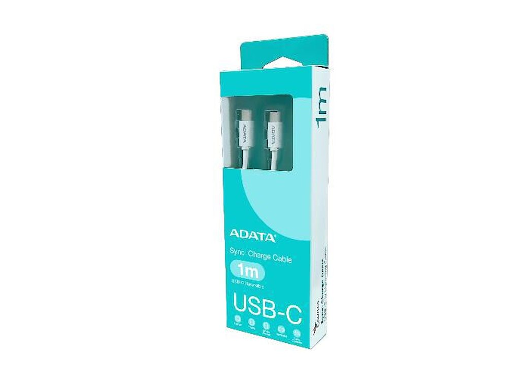 ADATA CACC-100PN-WH USB-kabel USB 2.0 1 m USB C Hvid