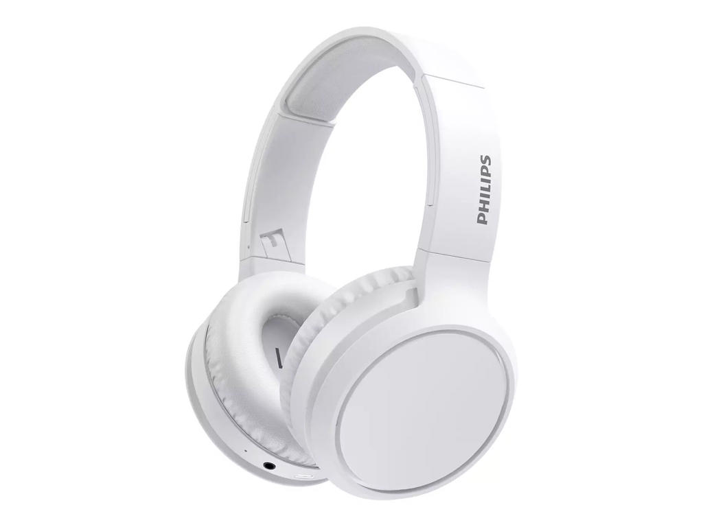 Philips 5000 series TAH5205WT/00 hovedtelefoner/headset Trådløs Musik USB Type-C Bluetooth Hvid