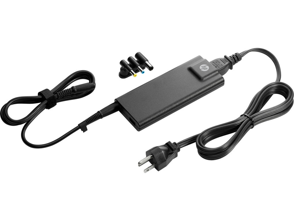 HP 90 W slank lysnetadapter med USB