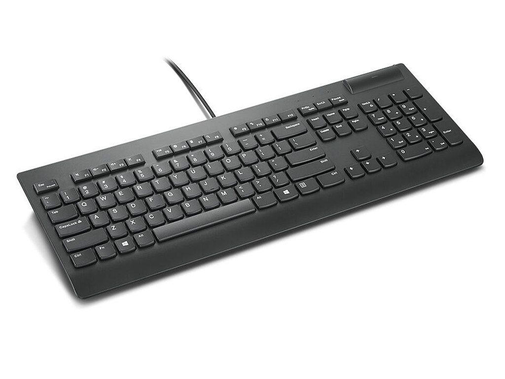 Lenovo 4Y41B69357 tastatur Kontor USB QWERTY US engelsk Sort