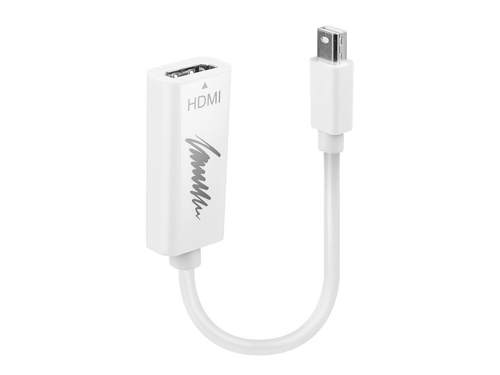 Lindy 41719 videokabel adapter Mini DisplayPort HDMI Hvid