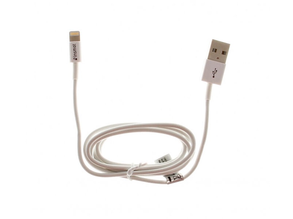 Insmat 133-9995 Lightning kabel 1 m Hvid