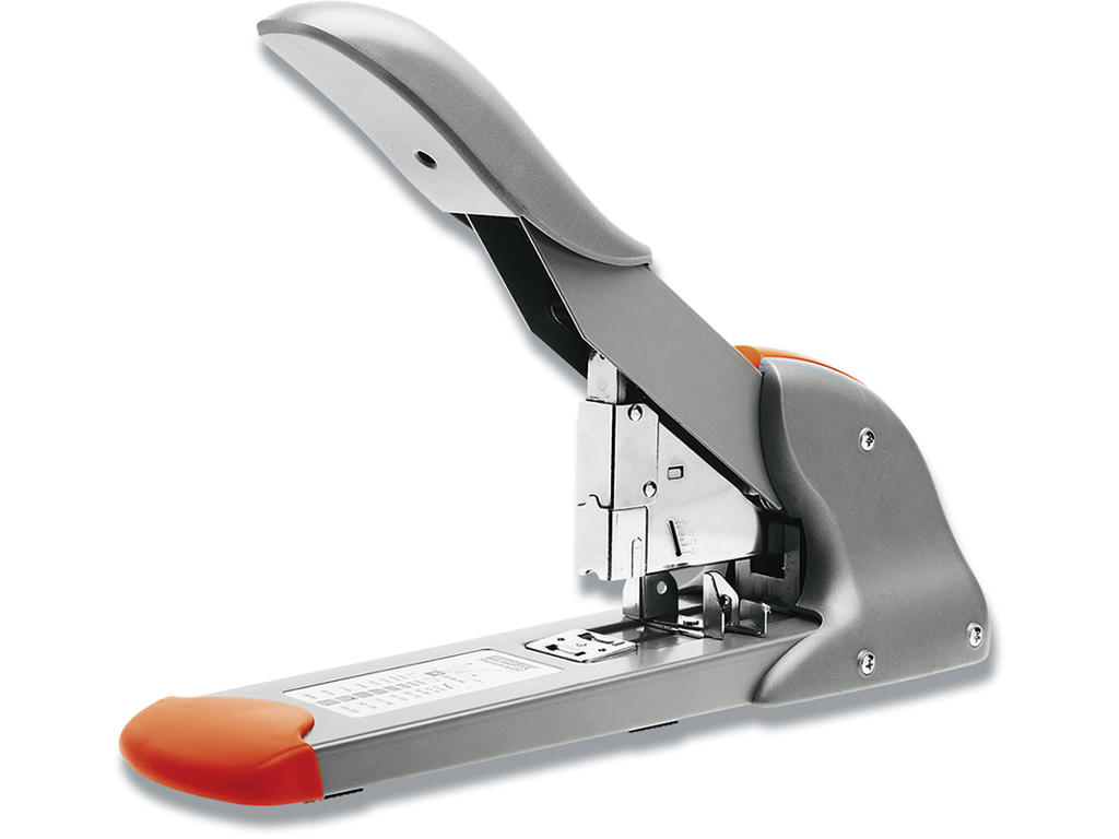 Blokhæfter, 210 ark, Stål-Orange, Klamme 9/8-14 og 23/8-24, Rapid Fashion HD210