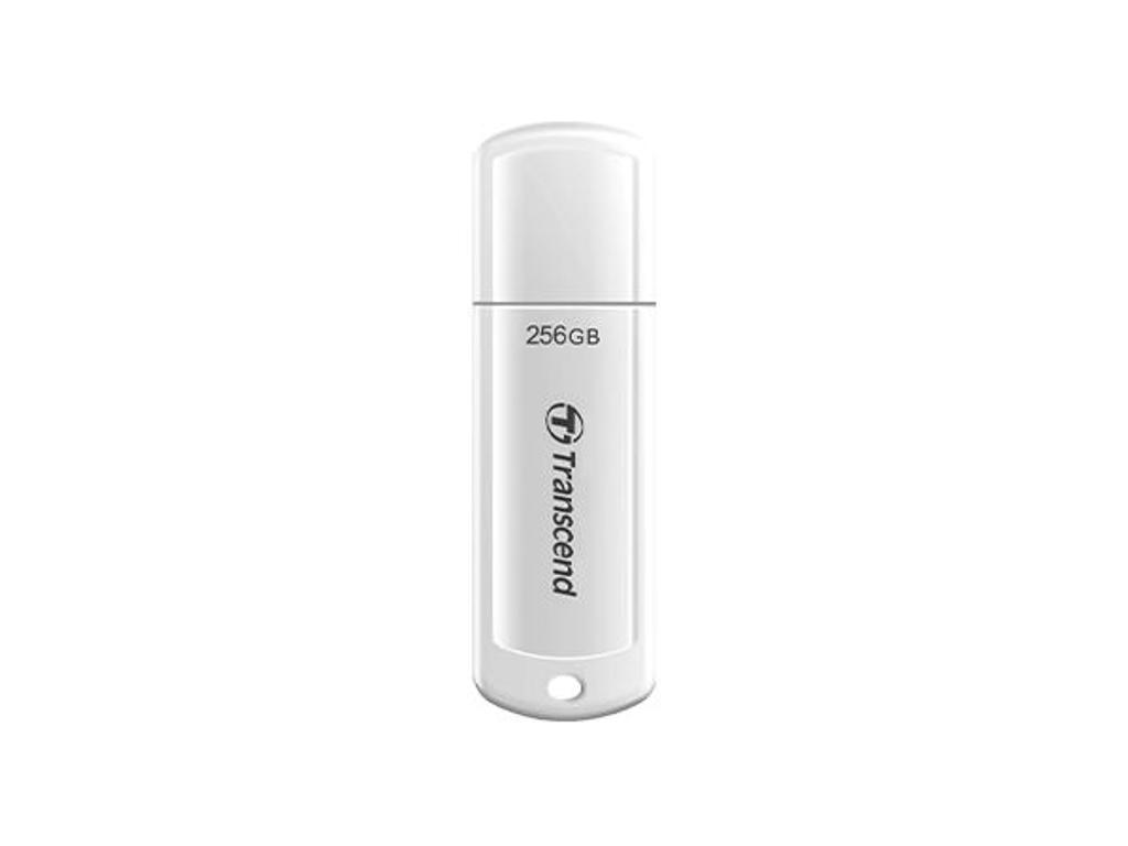 Transcend JetFlash 730 USB-nøgle 256 GB USB Type-A 3.2 Gen 1 (3.1 Gen 1) Hvid