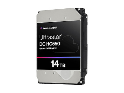 Western Digital Ultrastar DC HC550 harddisk 14,3 TB 7200 rpm 512 MB 3.5" SATA