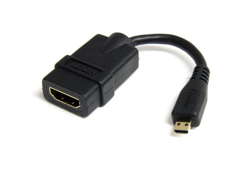 Lenovo 4Z10F04125 videokabel adapter HDMI Micro-HDMI Sort