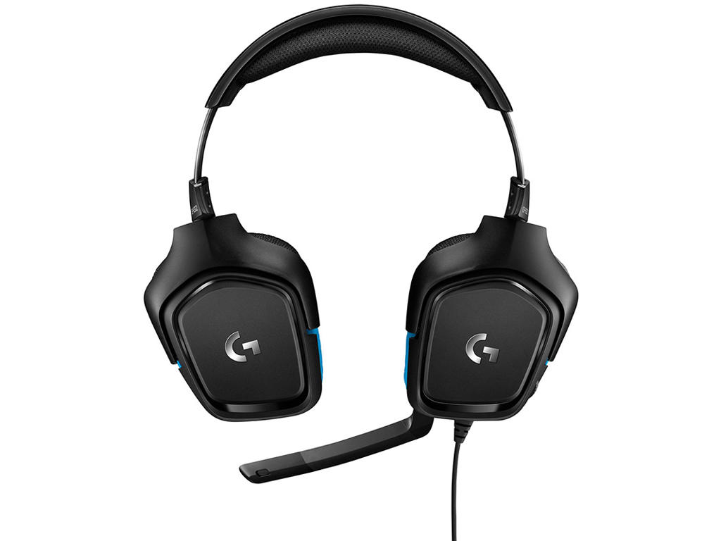 Logitech G432 Gaming Headset Leatherette, Black