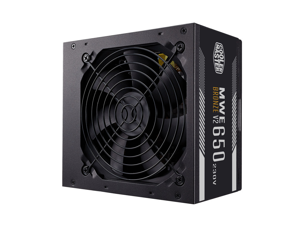 Cooler Master MWE 650 Bronze 230V V2 enhed til strømforsyning 650 W 24-pin ATX ATX Sort