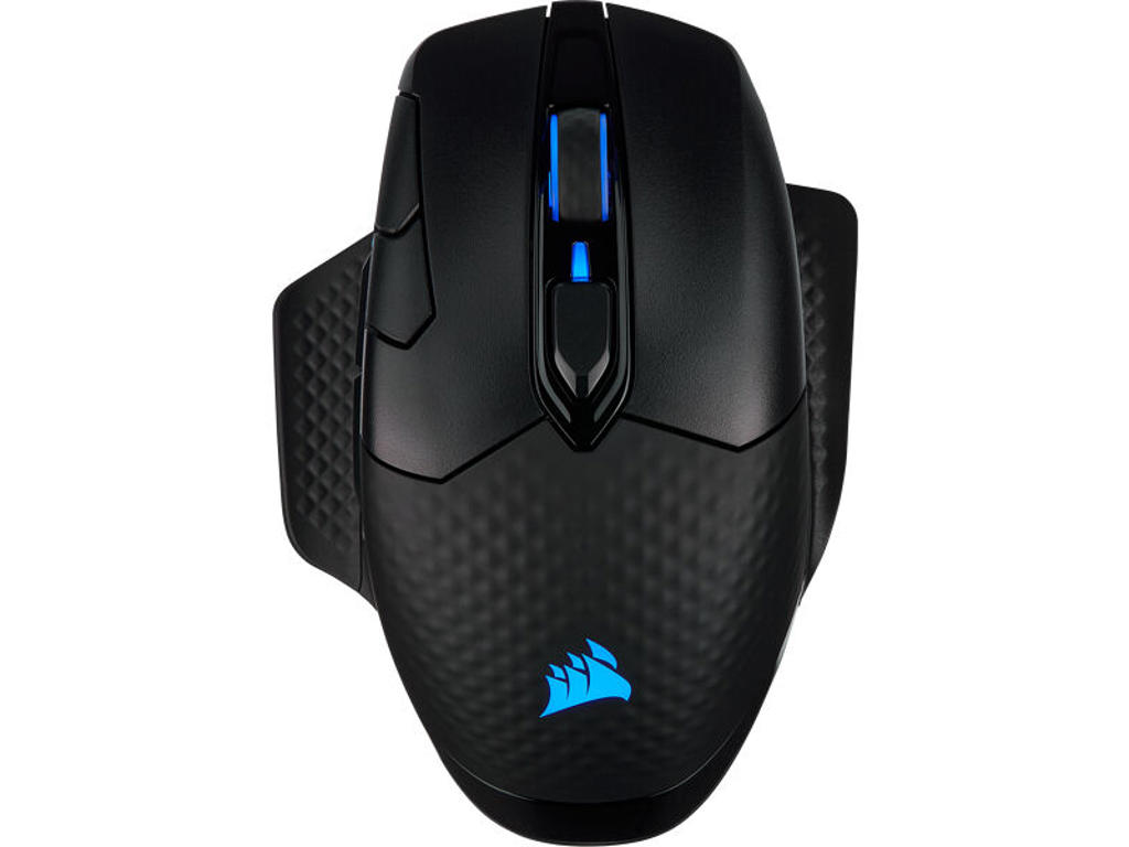 Corsair DARK CORE RGB SE mus Spil Højre hånd RF Wireless + Bluetooth + USB Type-A Optisk 18000 dpi