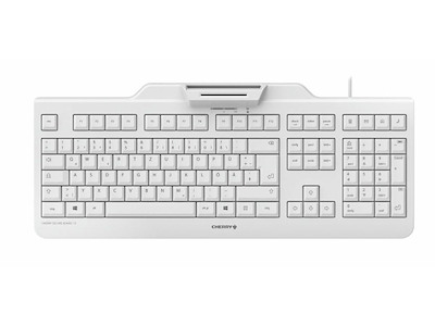 CHERRY JK-A0400PN-0 tastatur Kontor USB QWERTY Nordisk Hvid