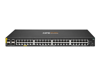 HPE Aruba Networking CX 6000 48G Class4 PoE 4SFP 370W Switch Administreret L2 Gigabit Ethernet (10/100/1000) Strøm over Ethernet (PoE) 1U
