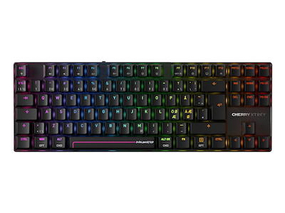 CHERRY MX 8.2 Pro TMR Wireless tastatur Spil USB + RF Wireless + Bluetooth QWERTY Nordisk Sort