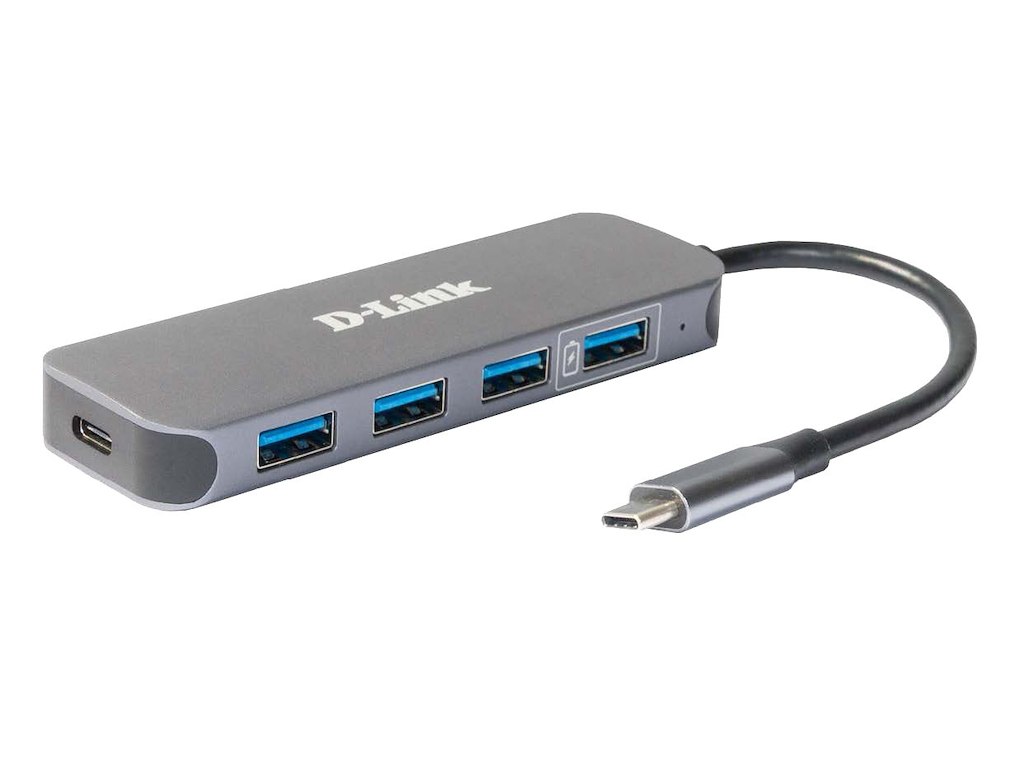 D-Link DUB-2340 interface hub USB Type-C 5000 Mbit/s Grå