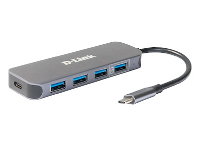 D-Link DUB-2340 interface hub USB Type-C 5000 Mbit/s Grå