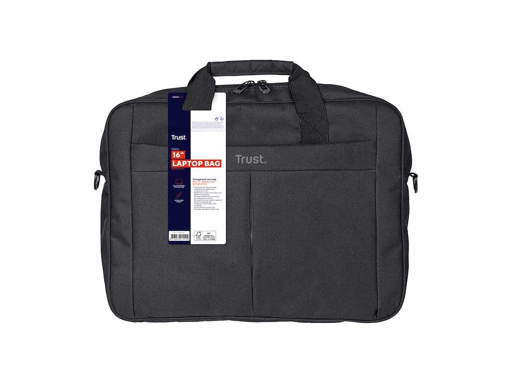 Trust Primo 40,6 cm (16") Mappe Sort