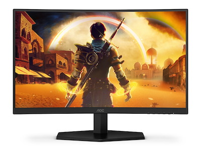 AOC G4 23.6" VA FHD 180Hz computerskærm 59,9 cm (23.6") 1920 x 1080 pixel Fuld HD LCD Sort, Rød