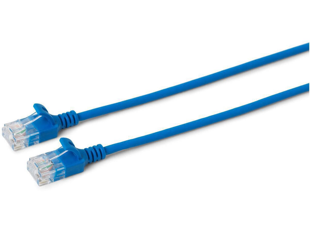 Microconnect V-UTP6A015B-SLIM netværkskabel Blå 1,5 m Cat6a U/UTP (UTP)