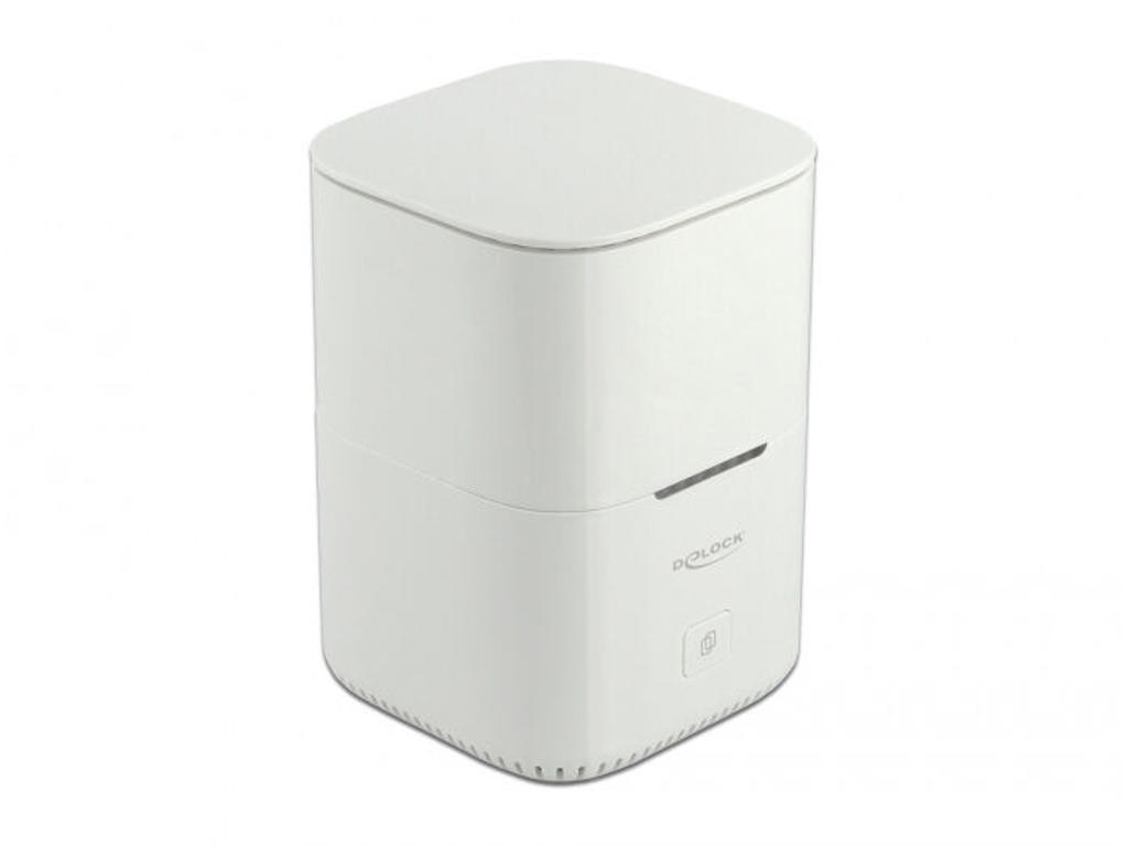 DeLOCK 63331 drevkabinet SSD kabinet Hvid M.2