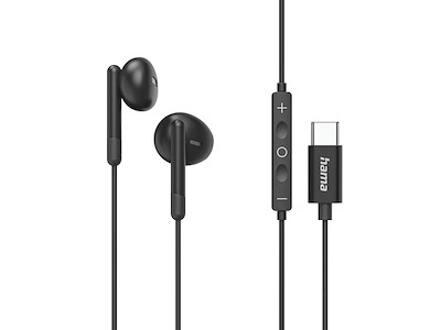 Hama Classy Headset Ledningsført I ørerne Opkald/musik USB Type-C Sort