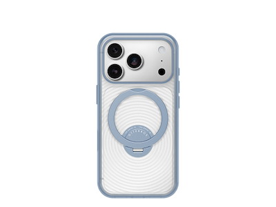 OtterBox Symmetry Stand MagSafe mobiltelefon etui 16 cm (6.3") Cover Transparent, Blå