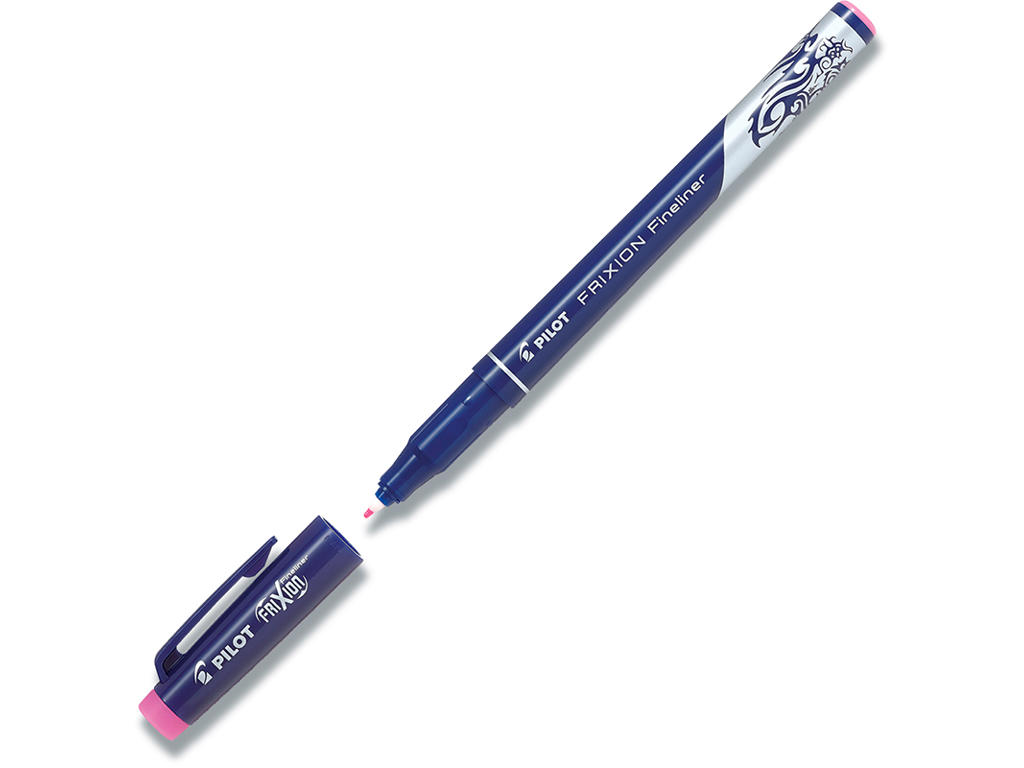 Fineliner, Pink, 0.45 mm, 1 stk, Pilot FrixFriXion ion SW-FF-P