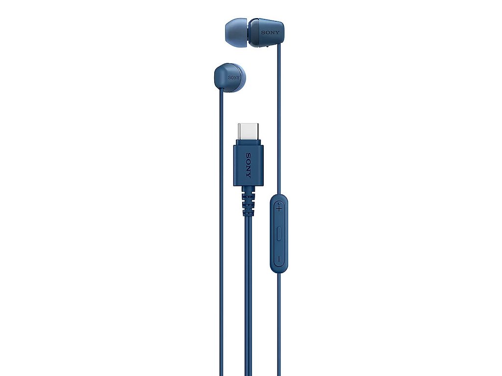 Sony IER-EX15C Headset Ledningsført I ørerne Opkald/musik USB Type-C Blå