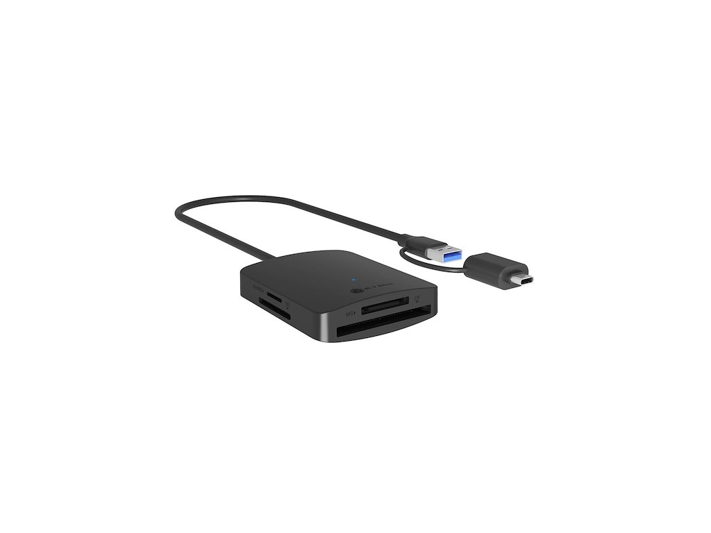 ICY BOX IB-CR302-CU3 kortlæser USB 3.2 Gen 1 (3.1 Gen 1) Type-A Sort