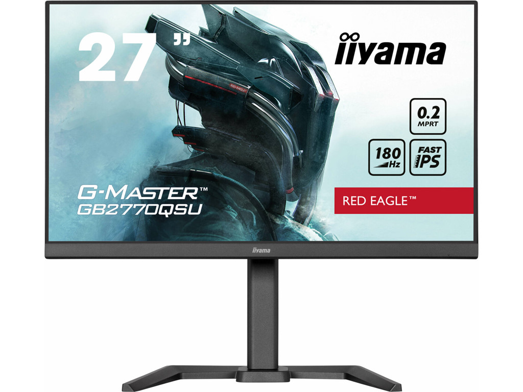 iiyama G-MASTER GB2770QSU-B6 computerskærm 68,6 cm (27") 2560 x 1440 pixel Wide Quad HD LCD Sort