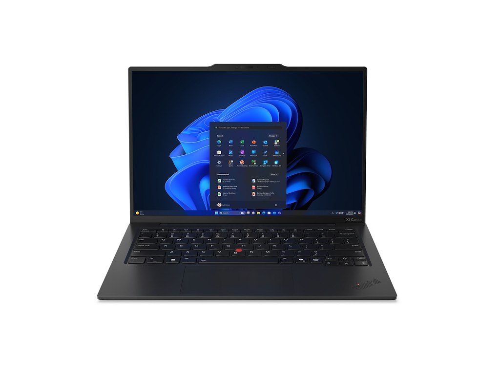 Lenovo ThinkPad X1 Carbon Gen 13 Aura Edition Intel Core Ultra 5 225U Laptop 35,6 cm (14") WUXGA 16 GB LPDDR5x-SDRAM 512 GB SSD Wi-Fi 6E (802.11ax) Windows 11 Pro Nordisk Sort