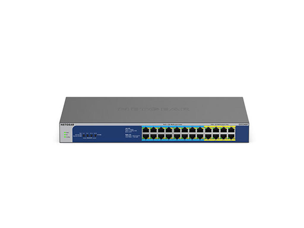 NETGEAR GS524UP Ikke administreret Gigabit Ethernet (10/100/1000) Strøm over Ethernet (PoE) Grå