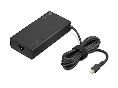 Lenovo Legion Slim 140W AC Adapter (USB-C) strømadapter og vekselret Indendørs Sort