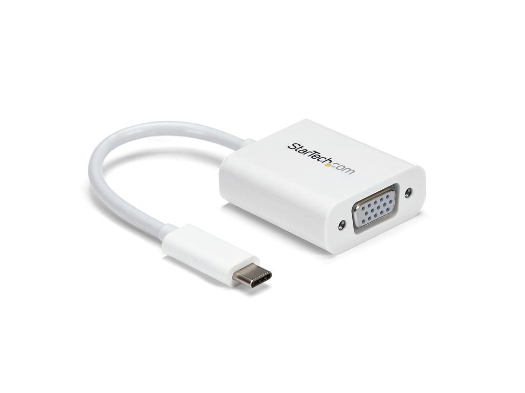 StarTech.com CDP2VGAW USB grafisk adapter 1920 x 1200 pixel Hvid