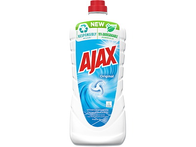 Universalrengøring, Med parfume, Uden farve, 1,25 liter, Ajax Original
